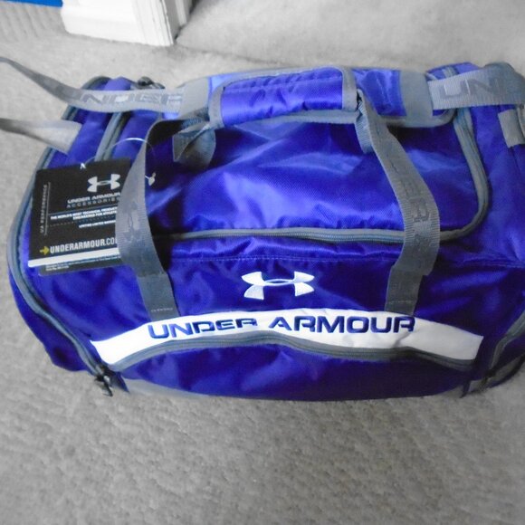 Unisex Purple Victory Small Team Duffel Bag NWT - Picture 1 of 6
